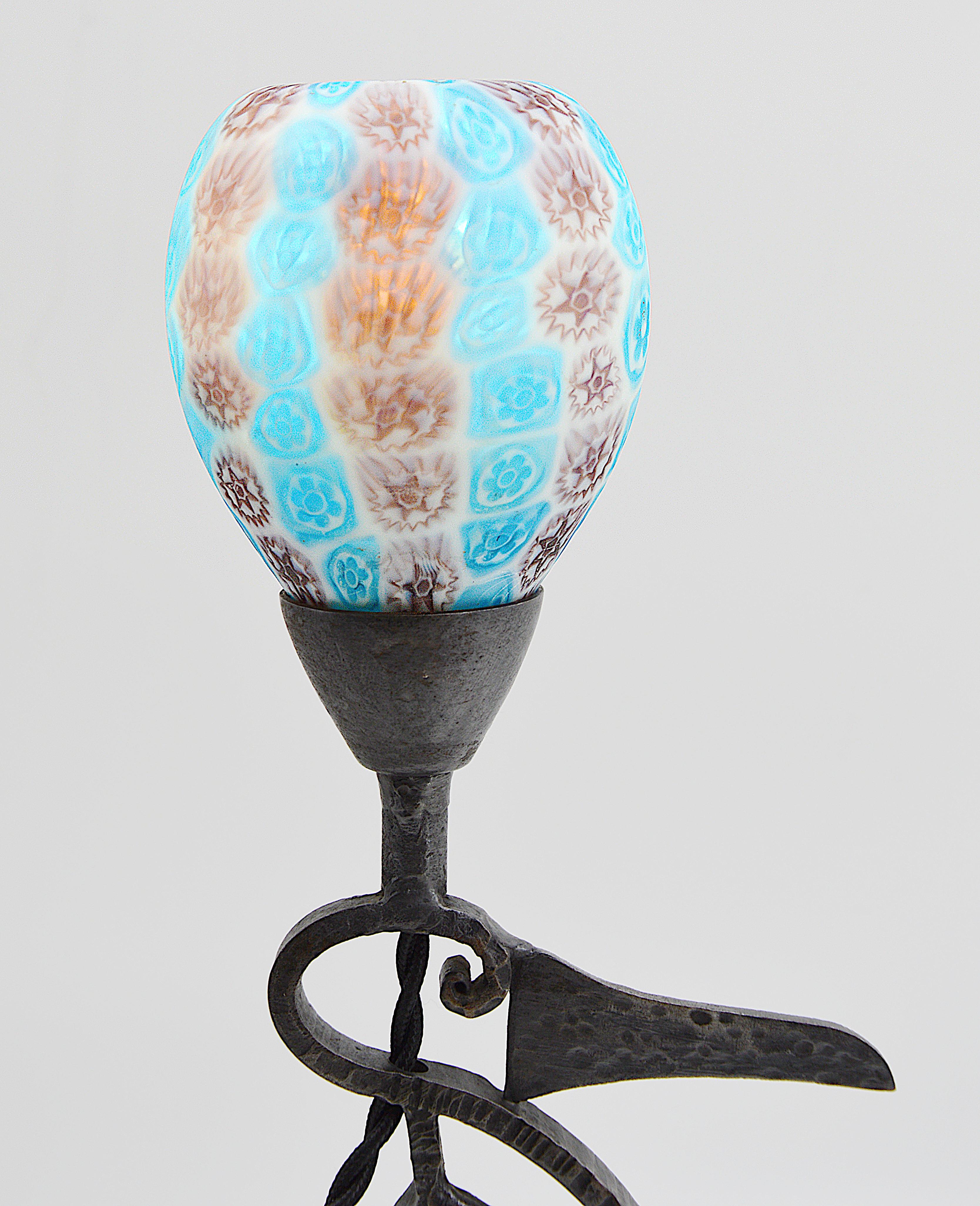 Art Glass Emile Gauthier Fratelli Toso Penguin Night-Light/Perfume Burner, 1920s For Sale