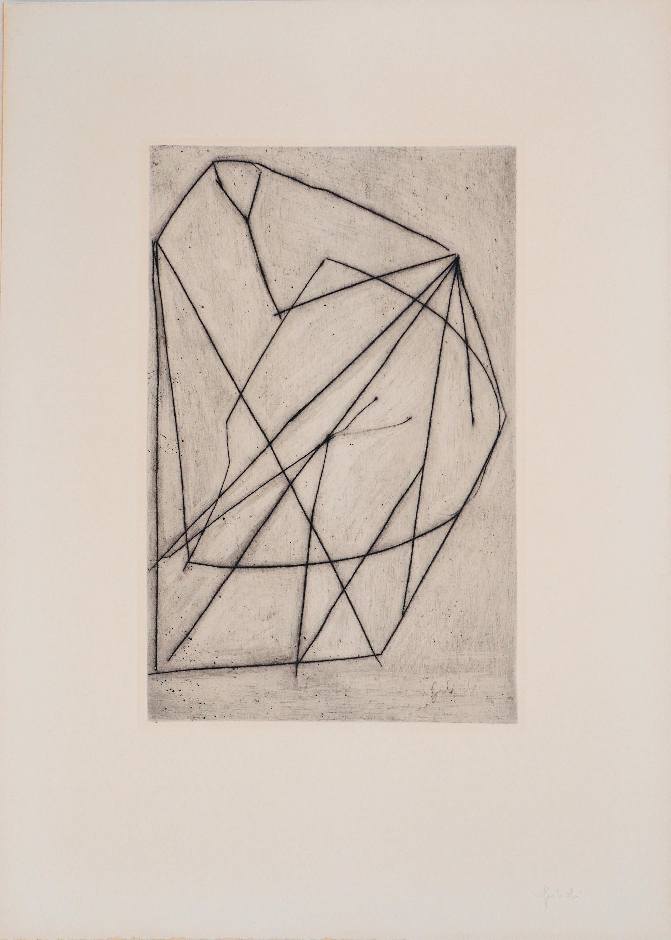 Labyrinthe, Paroles peintes I, Émile Gilioli en venta 3