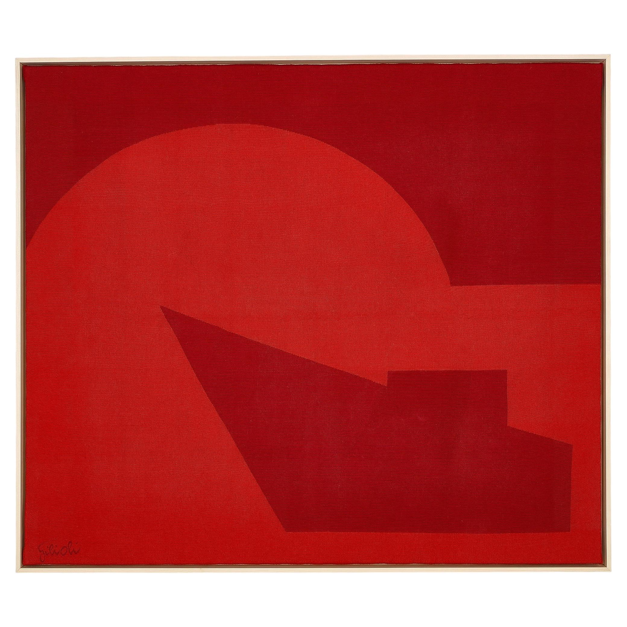 Emile Gilioli, "Vers le jour" Original Hand-woven Tapestry in wool For Sale