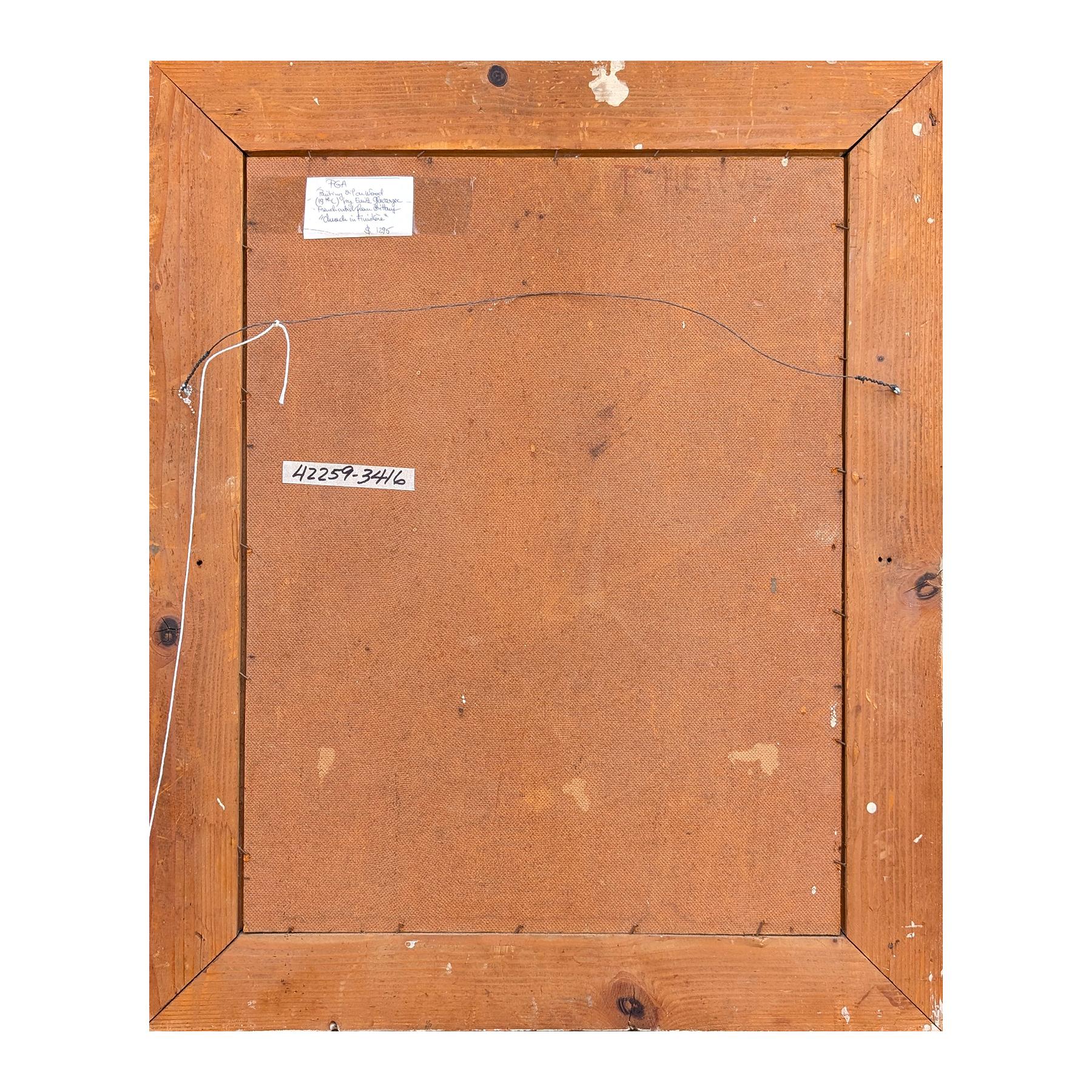 Post-Impressionistic Architectural Landscape of a Church in Brittany France For Sale 7