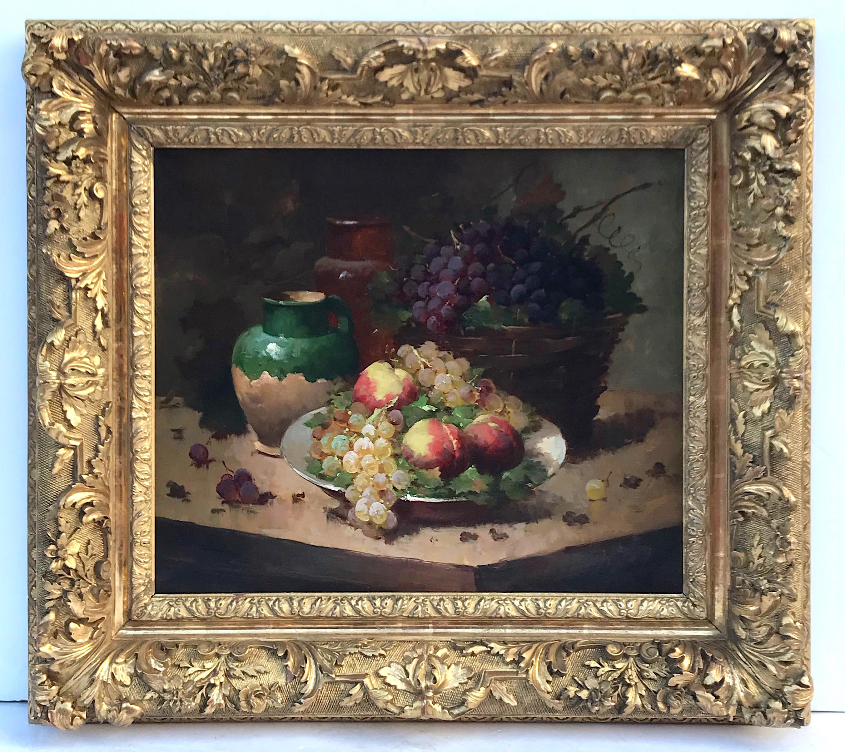 Paintings 19th Century Still Life With Fruits For Sale 1