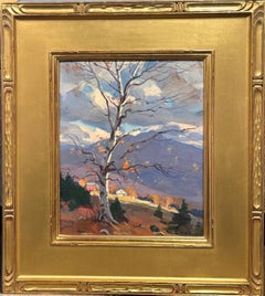 Emile A. Gruppé Oil Painting “Mount Mansfield” Vermont Landscape