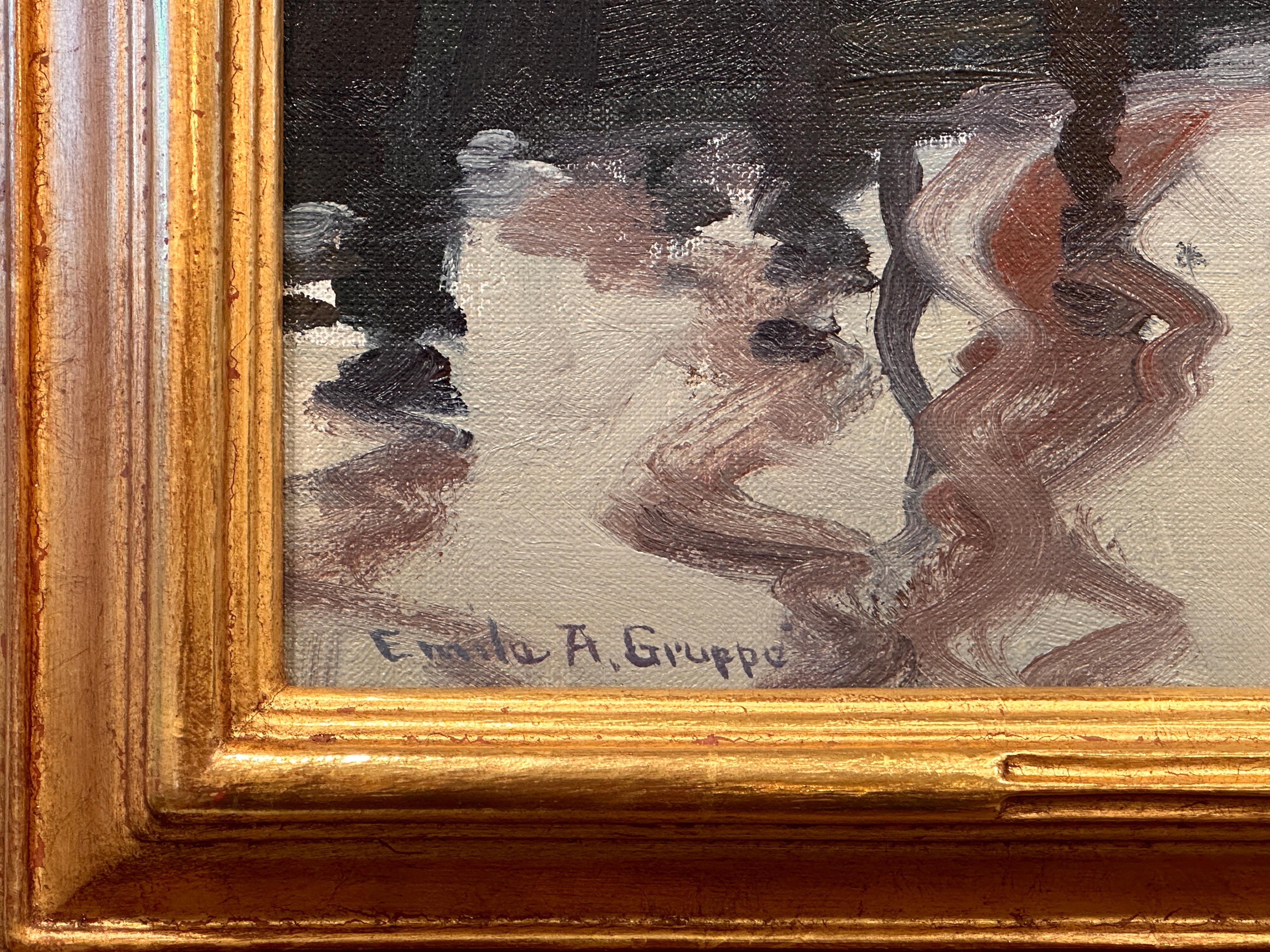 Paisaje marino Emile Gruppe Emile Albert Gruppe Gloucester Artista Pintor 2