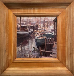 "Rainy Day" Emile Gruppe, Cape Ann, Rockport, Gloucester, Impressionist
