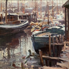 „Rainy Day“ Emile Gruppe, Cape Ann, Rockport, Gloucester, Impressionist