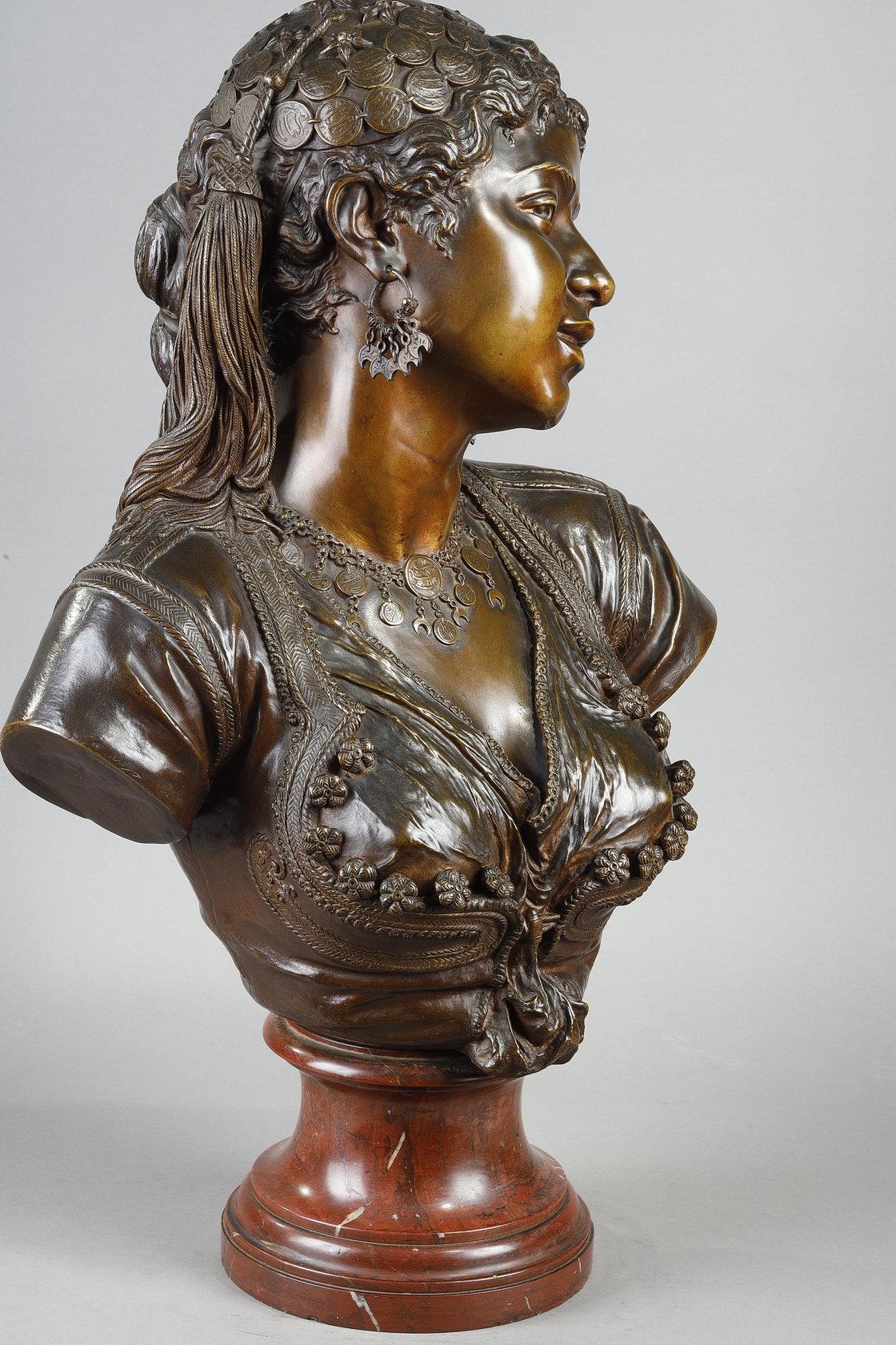 Bust of an Oriental Woman For Sale 7