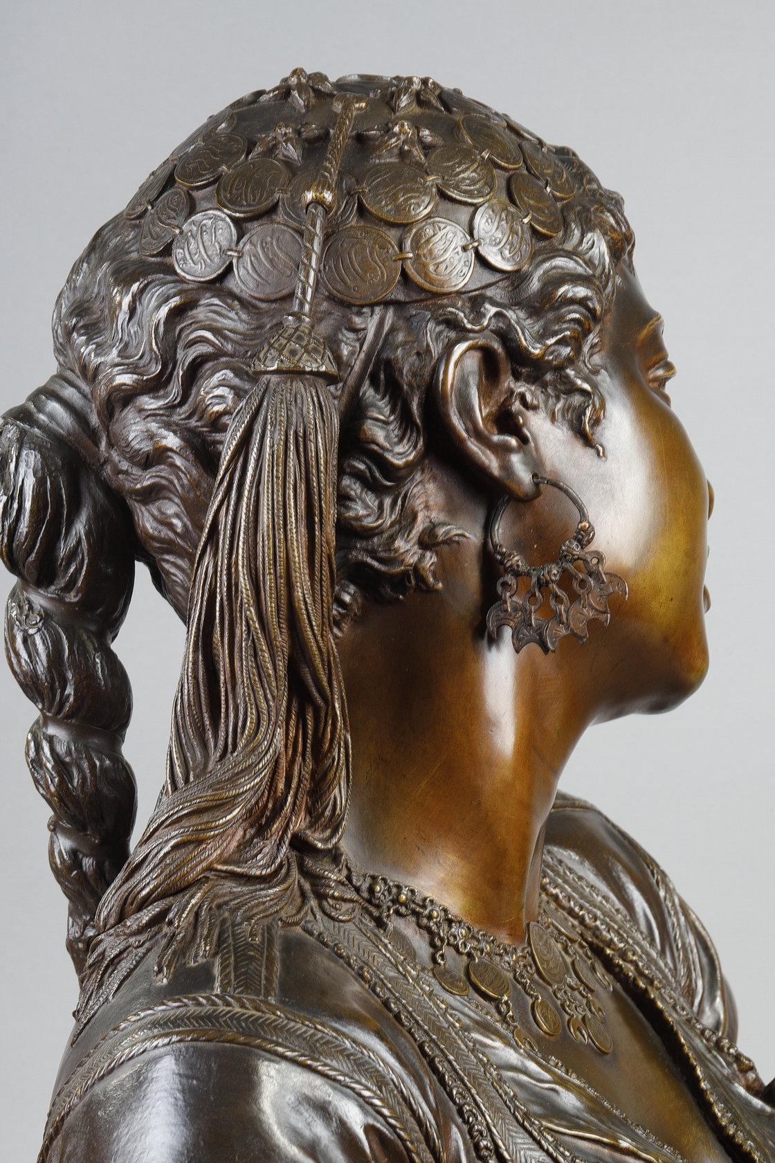 Bust of an Oriental Woman For Sale 8