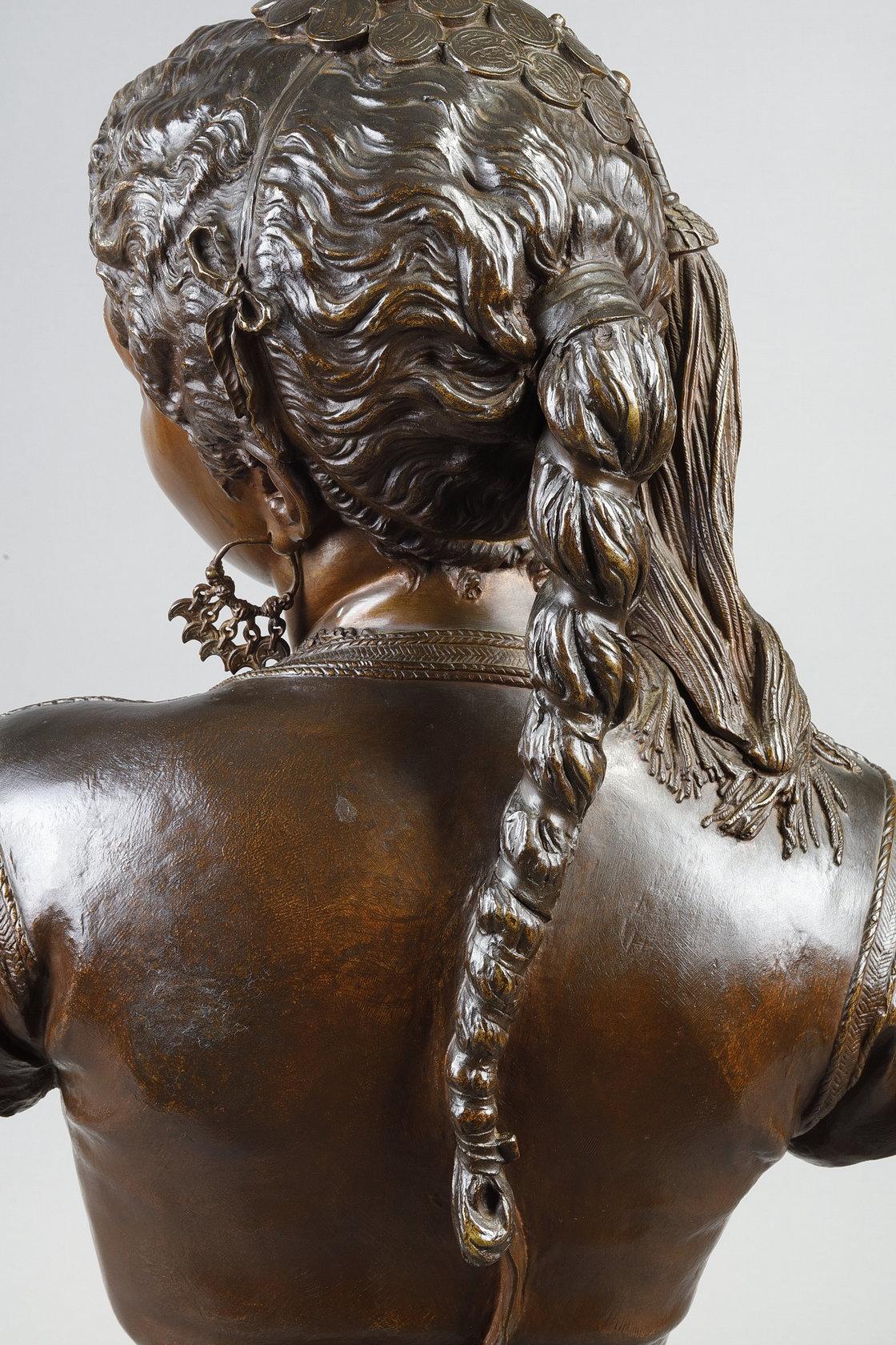 Bust of an Oriental Woman For Sale 11