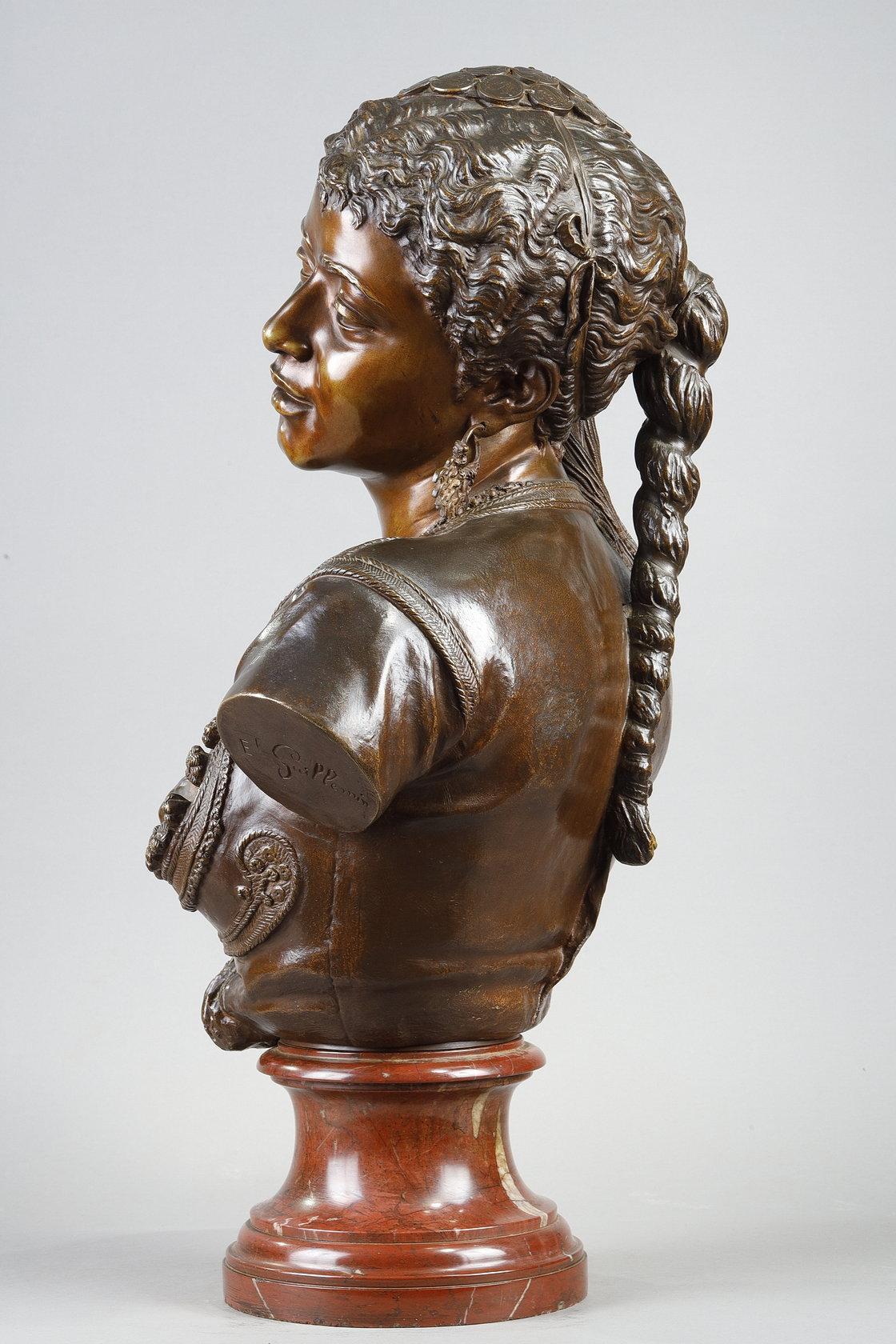 Bust of an Oriental Woman For Sale 12