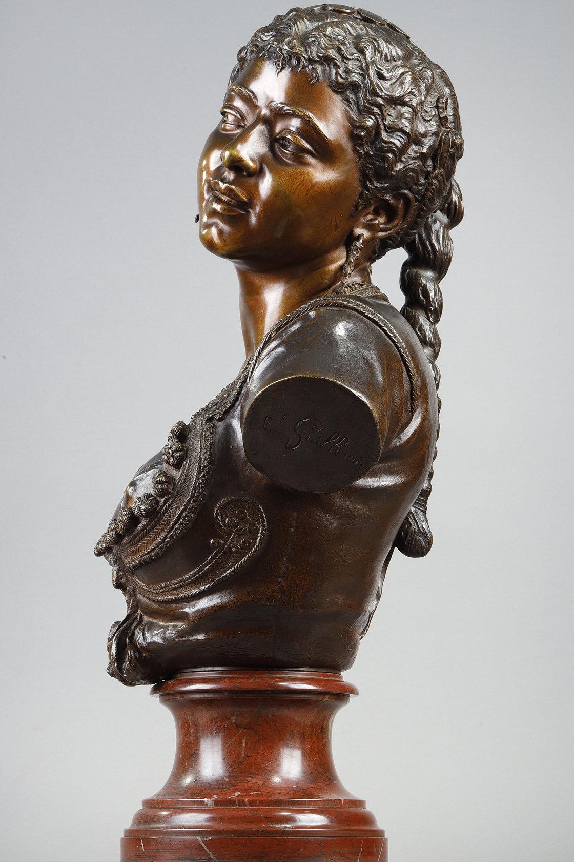 Bust of an Oriental Woman For Sale 14