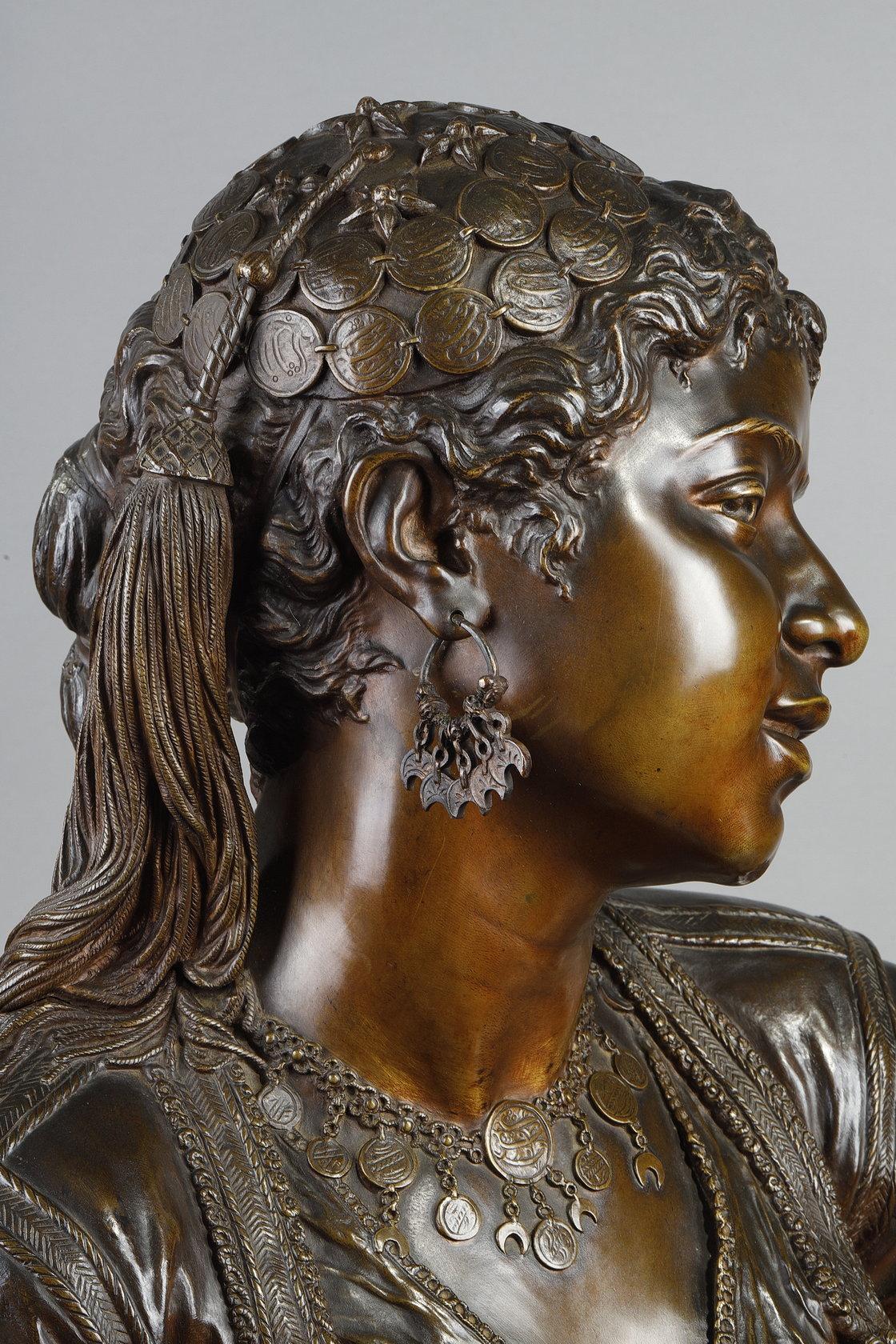 Bust of an Oriental Woman For Sale 4