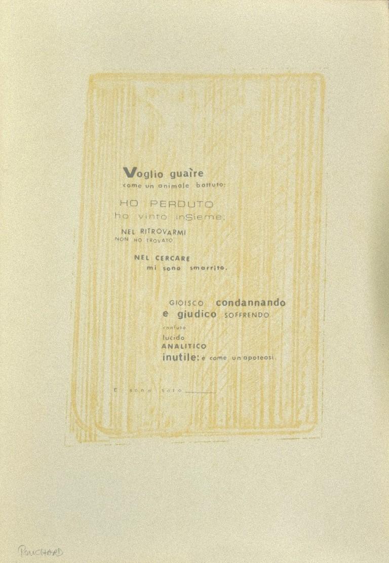 Poésie - Lithographie sur carton - Début du XXe siècle