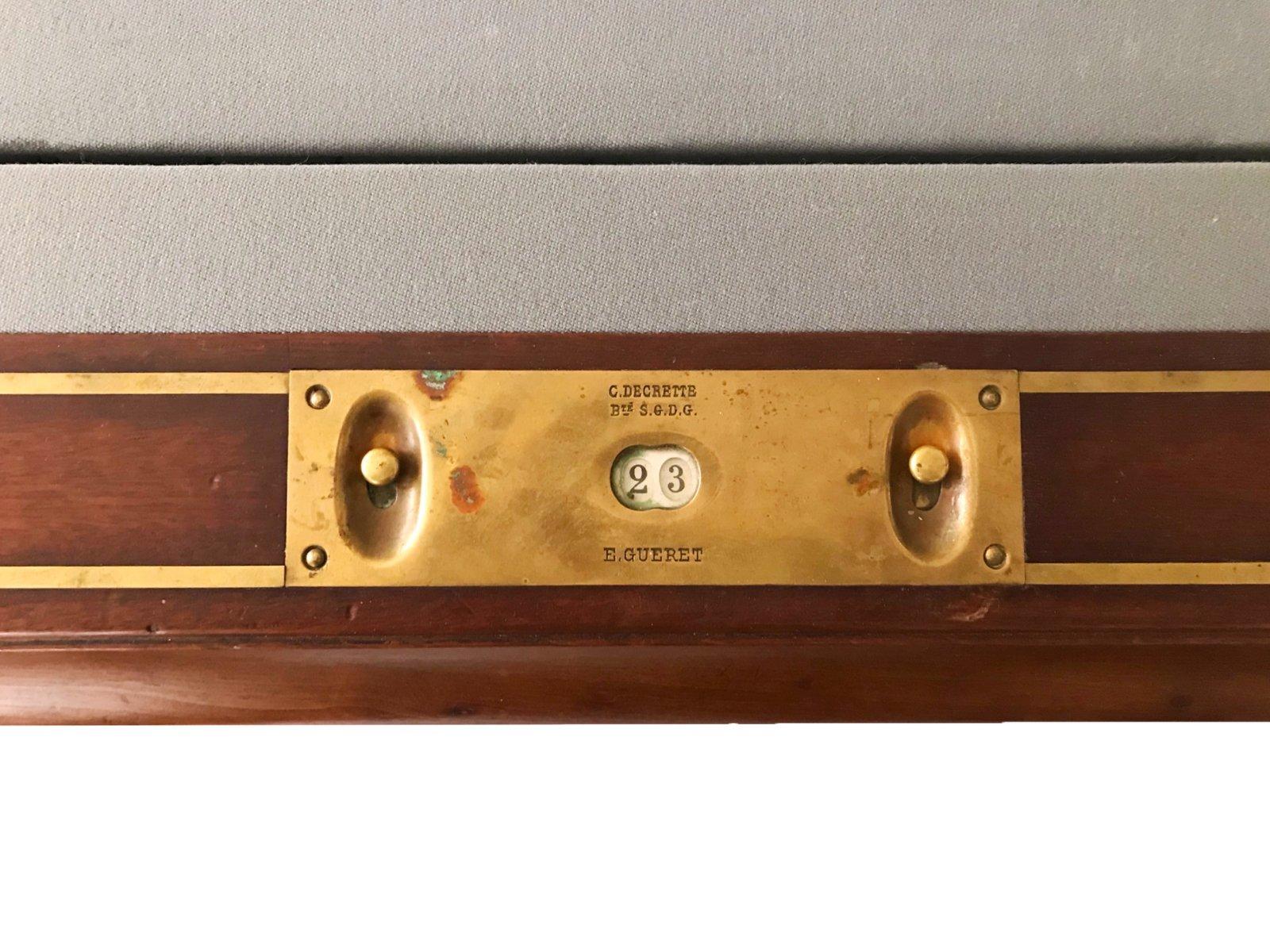 Emile Hurtre, Billiard-Tisch im Jugendstil, hergestellt von E. Gueret Médaille d'Or, 1889 im Zustand „Gut“ im Angebot in London, GB
