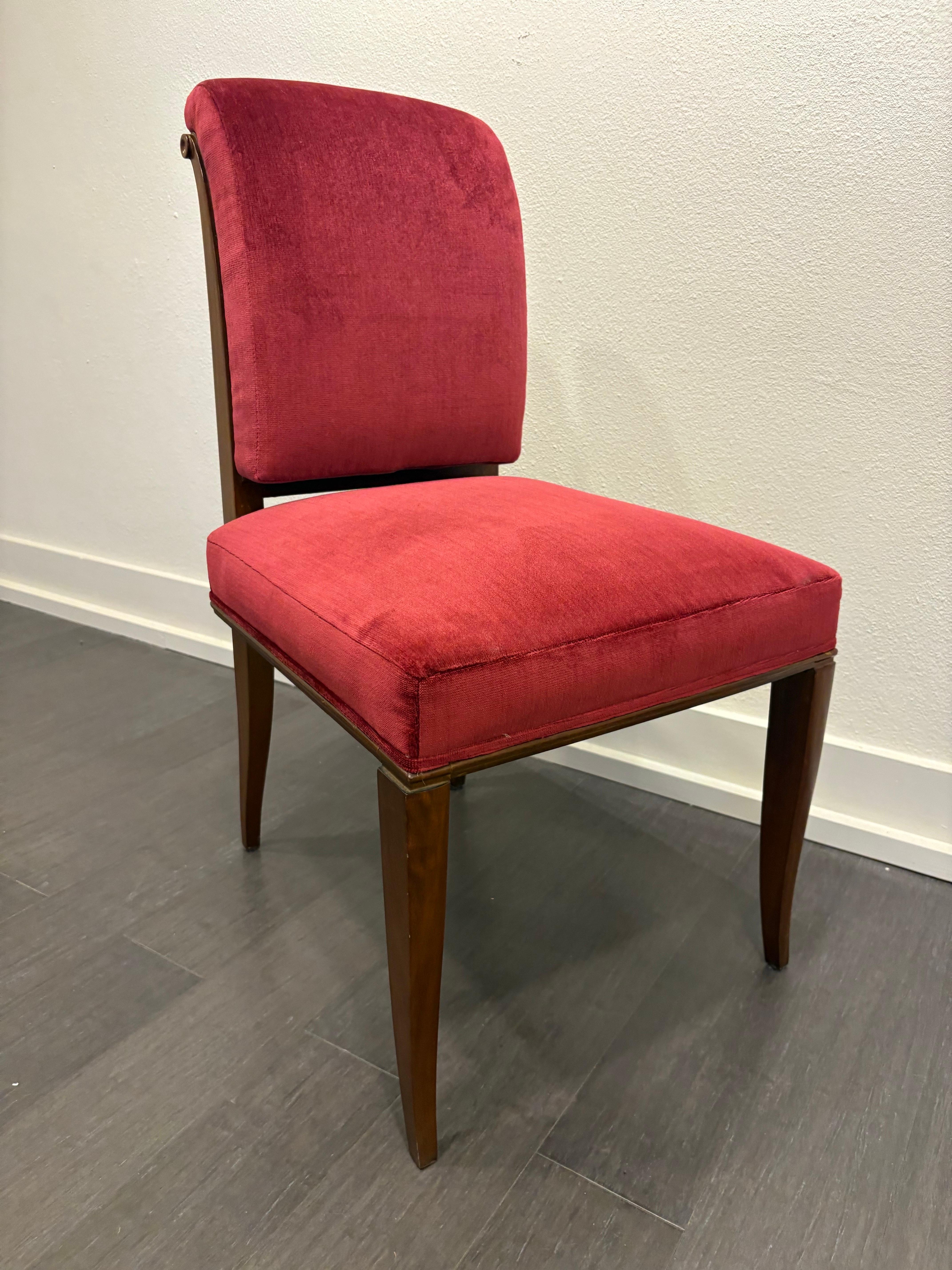 Sedie da pranzo replica Émile-Jacques Ruhlmann Drouant - set di 6 in vendita 6