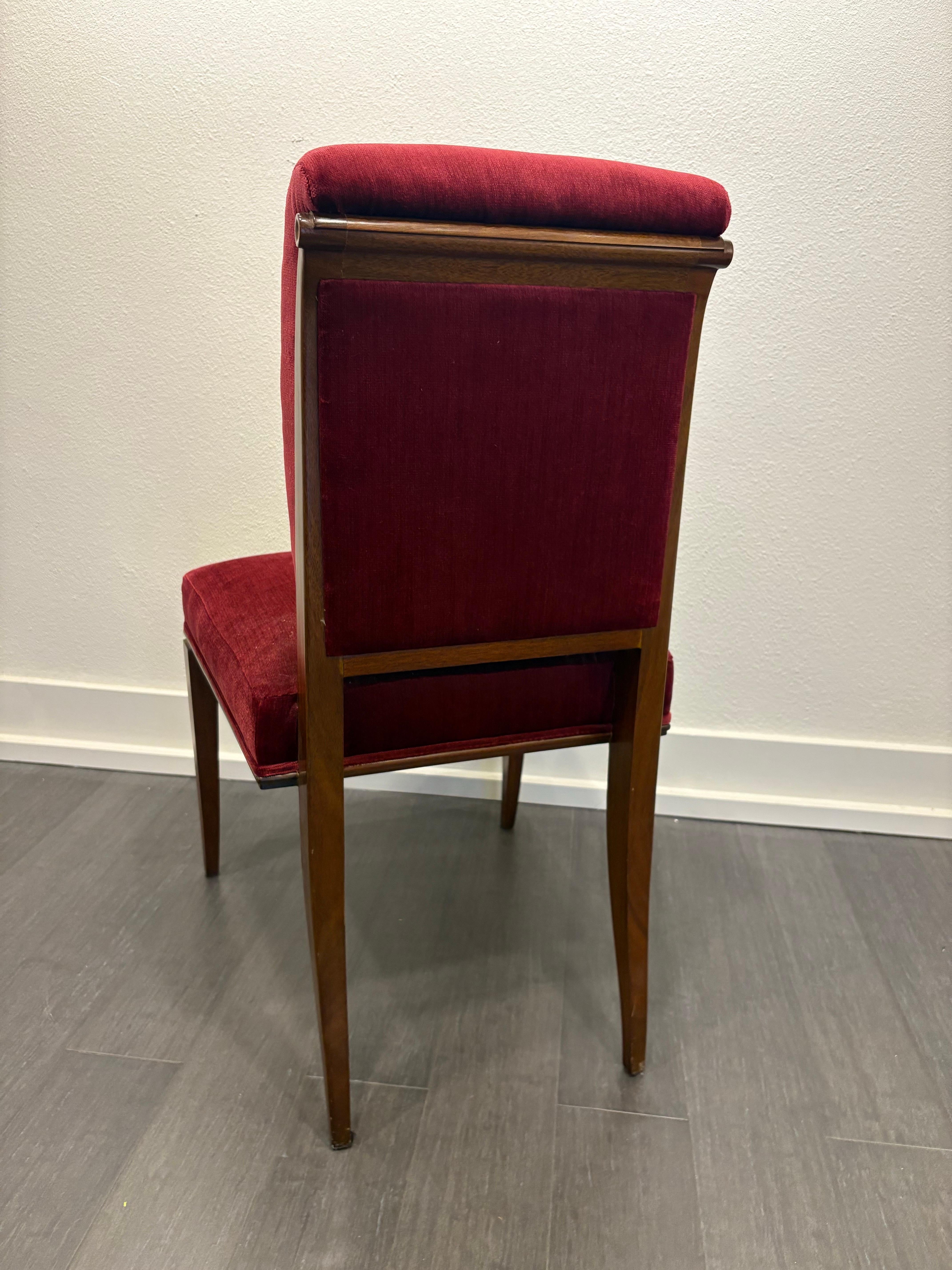 Americano Sedie da pranzo replica Émile-Jacques Ruhlmann Drouant - set di 6 in vendita