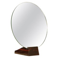 Miroir en ébène de Macassar Art Déco 1930 d'Emile-Jacques Ruhlmann