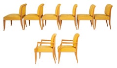 Émile-Jacques Ruhlmann Style Dining Chairs, Set of 14