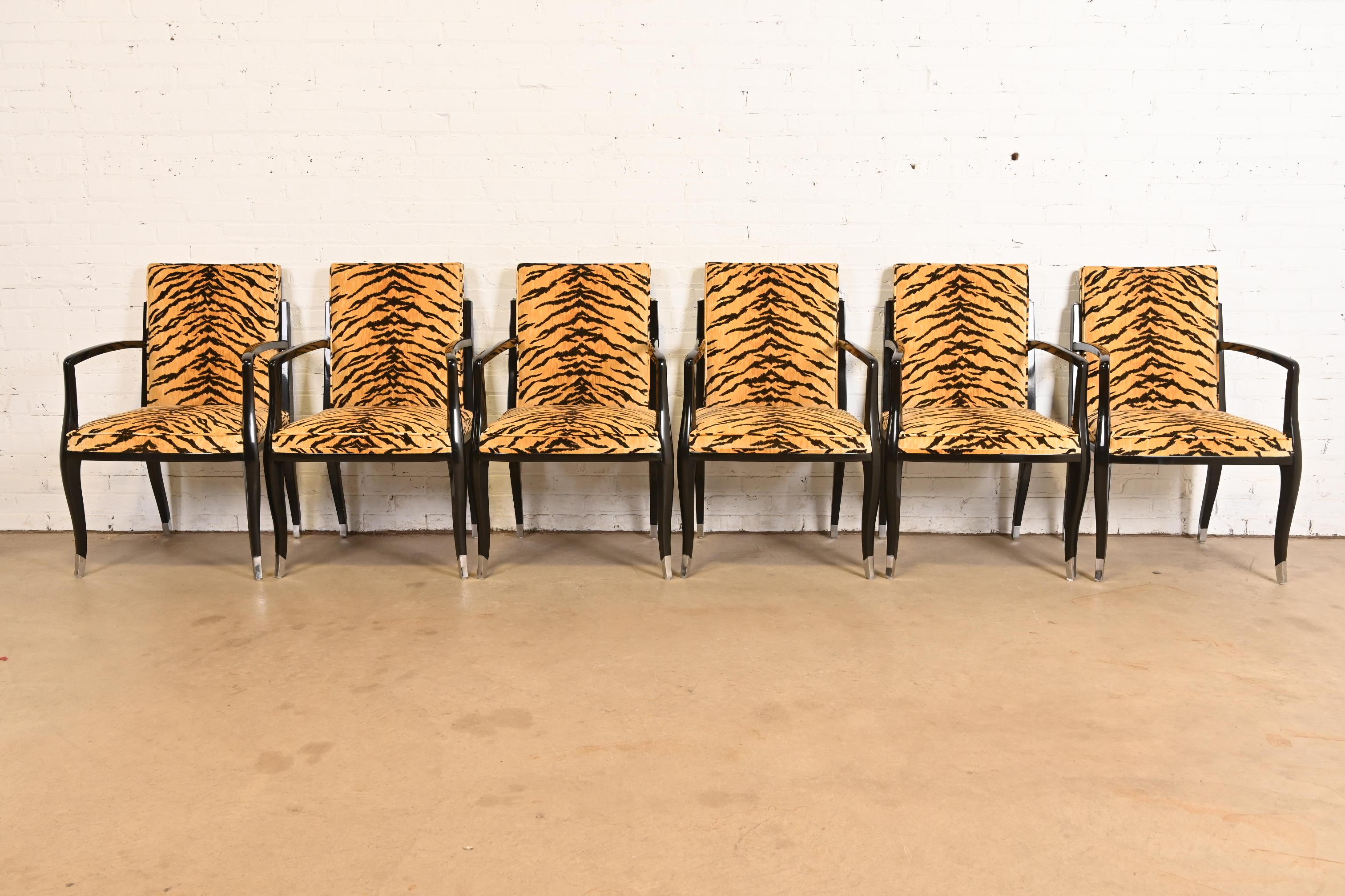 Paire de fauteuils Art déco français de style Émile-Jacques Ruhlmann en vente 5
