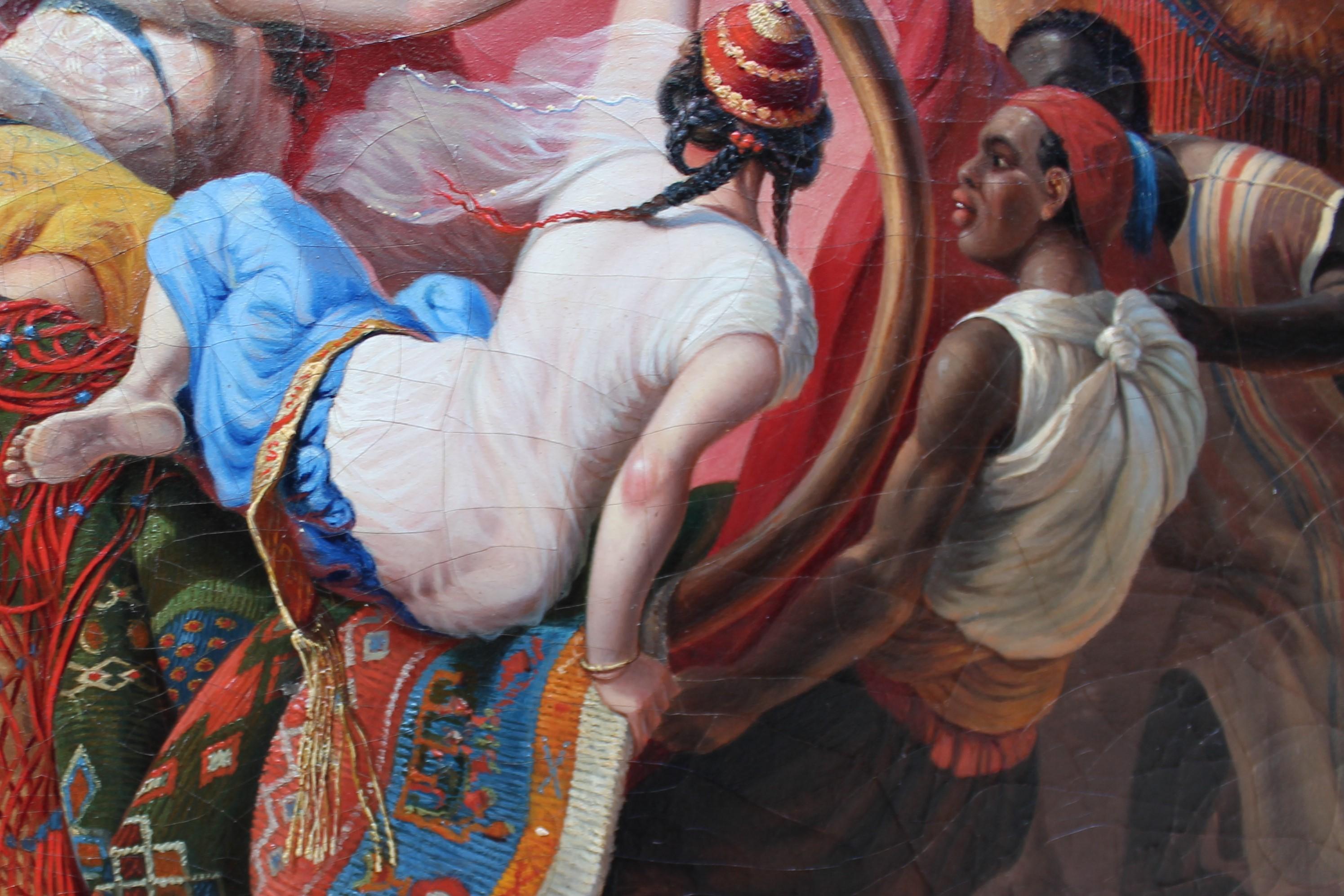 19th Century French Oil Painting Algeria - Capture of the Smalah of Abd el Kader 4