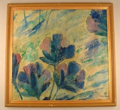 Emile Jean Patoux, Belgian Artist, Watercolor, Gouache on Paper