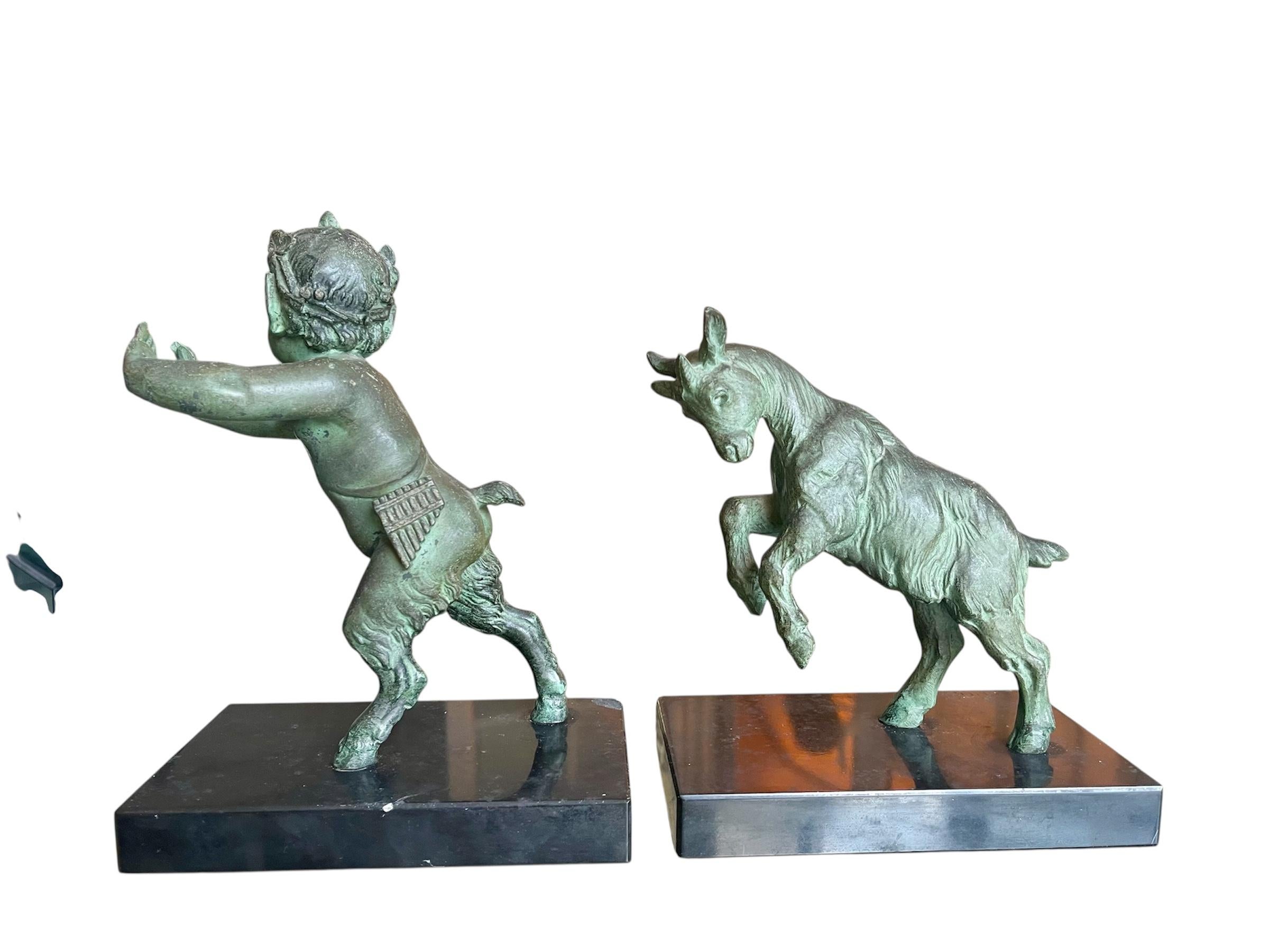 Émile Joseph Carlier - Pair Of Bookends, Art Deco, XXth century For Sale 2