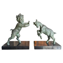 Émile Joseph Carlier - Pair Of Bookends, Art Deco, XXth century