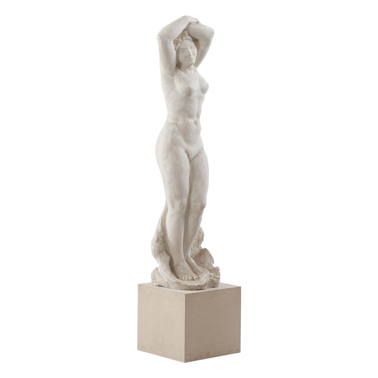 Émile-Just Bachelet 'Venus with Shell' sculpture - France, 1930s For Sale
