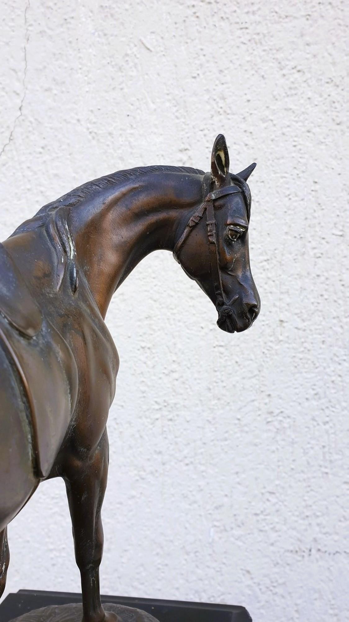 Emile Loiseau, Horse Clock, 19th Century For Sale 6
