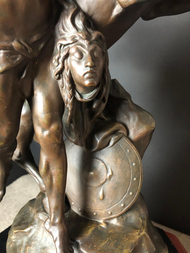 Émile Louis Picault Pégase en bronze sur socle de présentation - En vente  sur 1stDibs