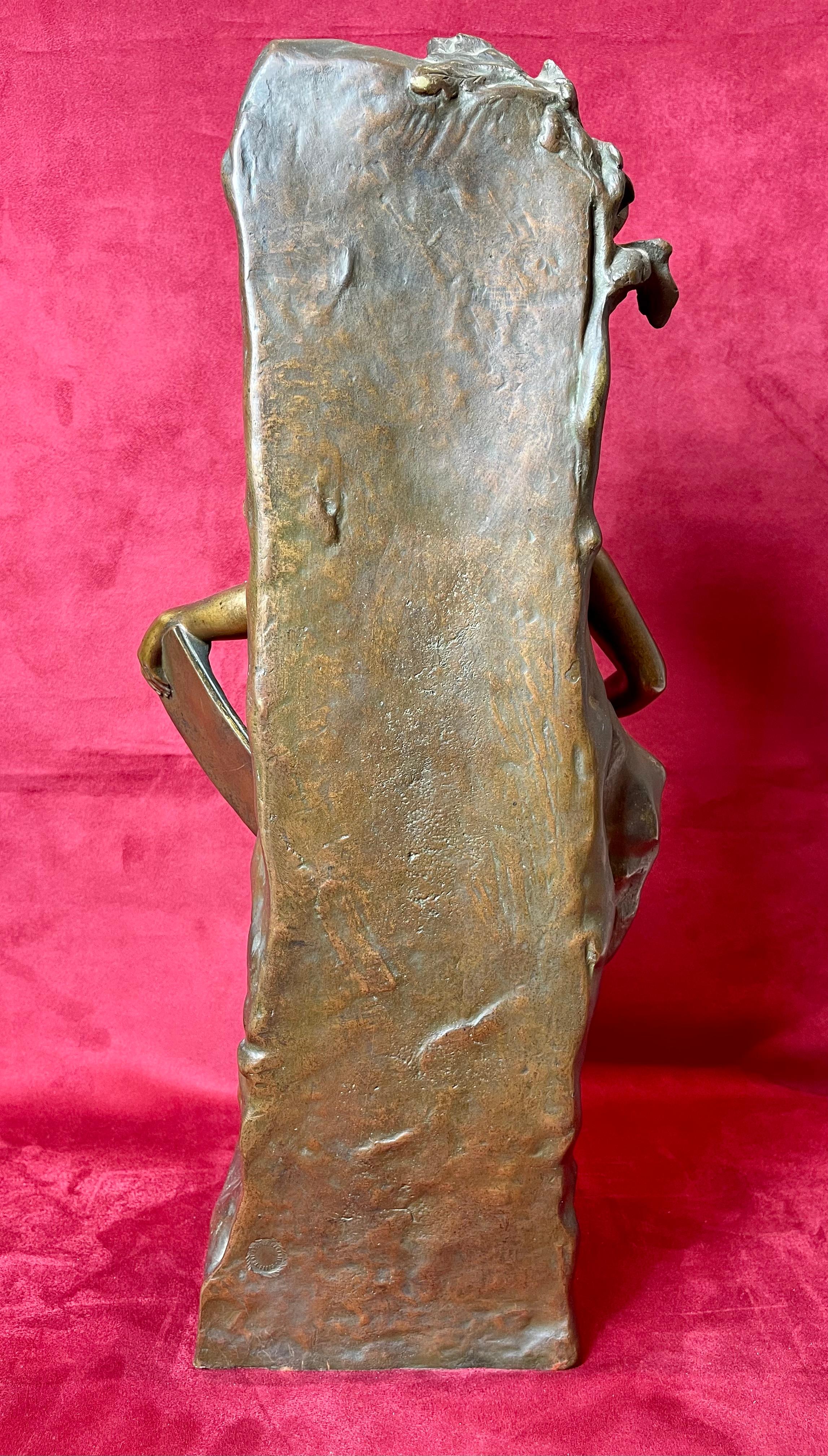 Emile-Louis Picault, Bronze „Memoria“ oder das Herz erinnert sich im Angebot 6