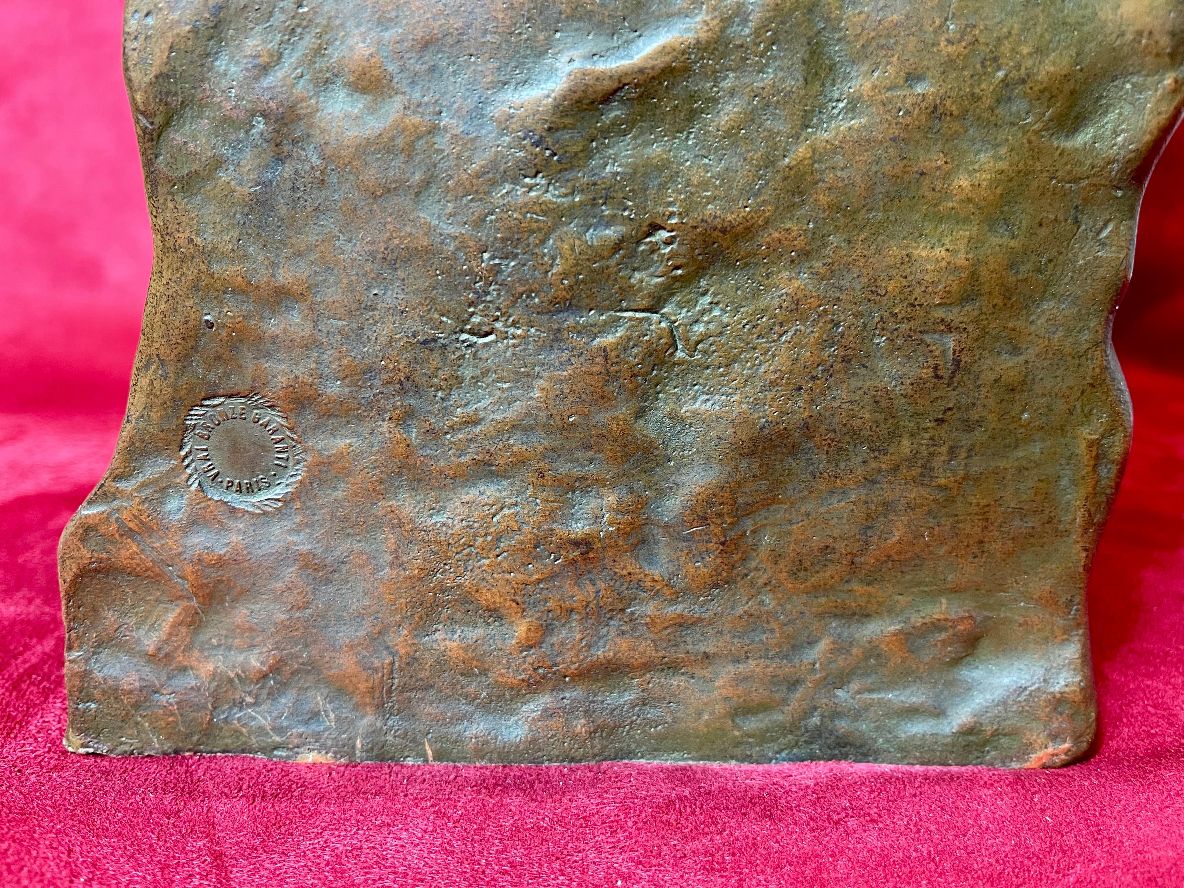Emile-Louis Picault, Bronze „Memoria“ oder das Herz erinnert sich im Angebot 7