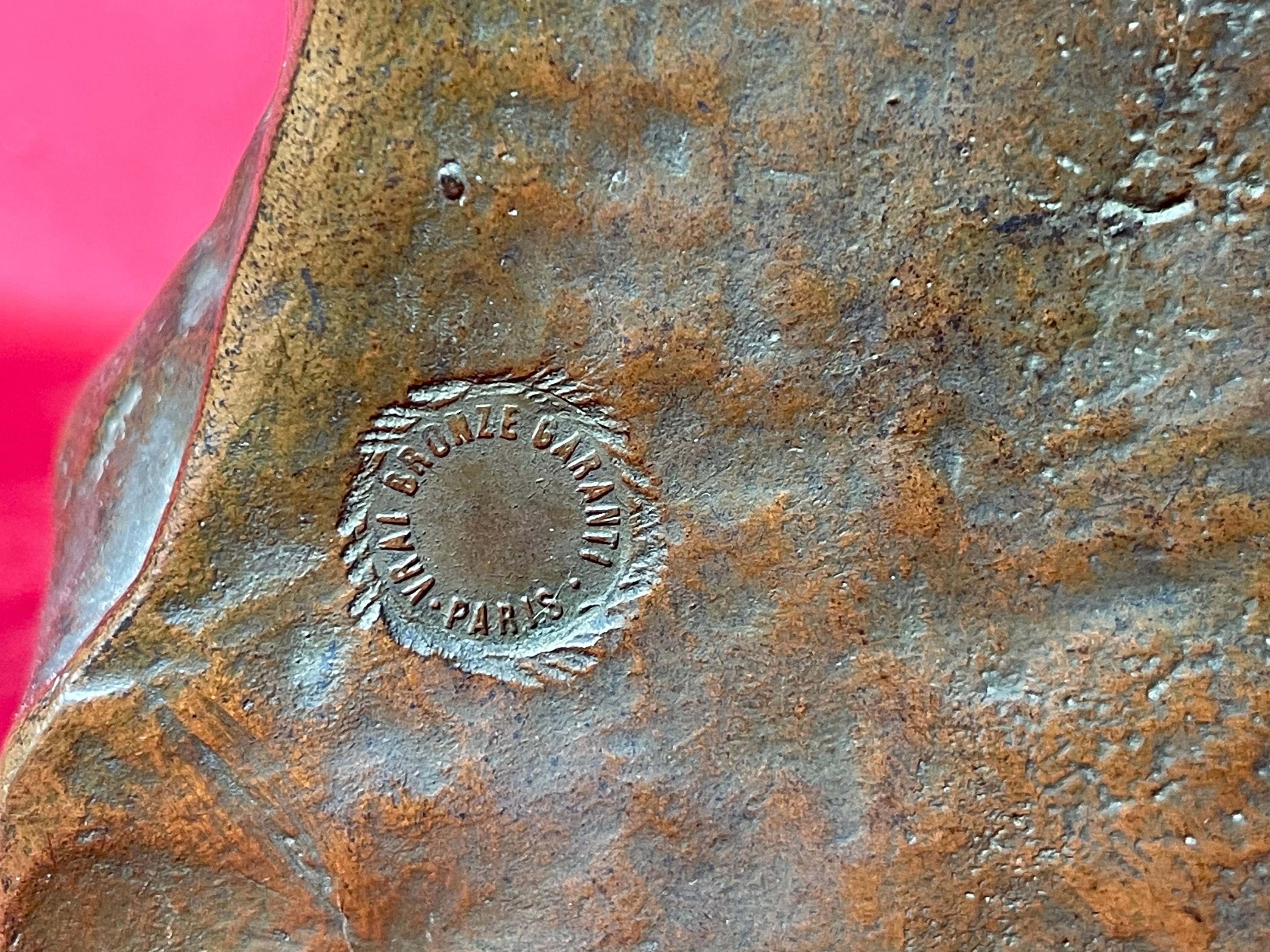 Emile-Louis Picault, Bronze „Memoria“ oder das Herz erinnert sich im Angebot 8