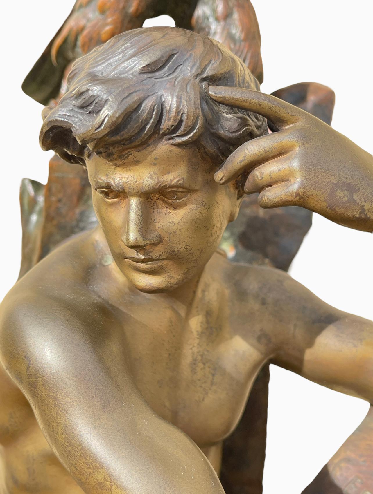 Sculpture en bronze signée 