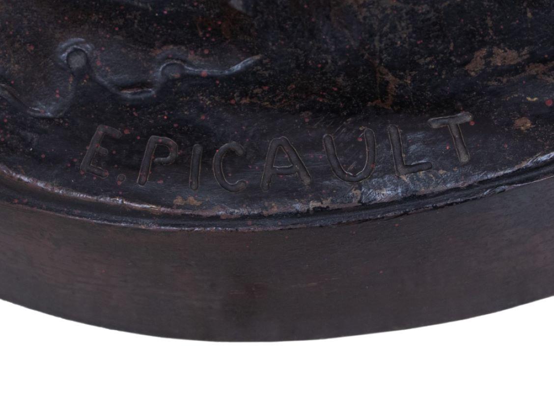 Émile Louis Picault Bronze Sculpture For Sale 3