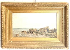 Émile Louis Vernier (1829-1887), Ein Strandräuber, Öl auf Leinwand