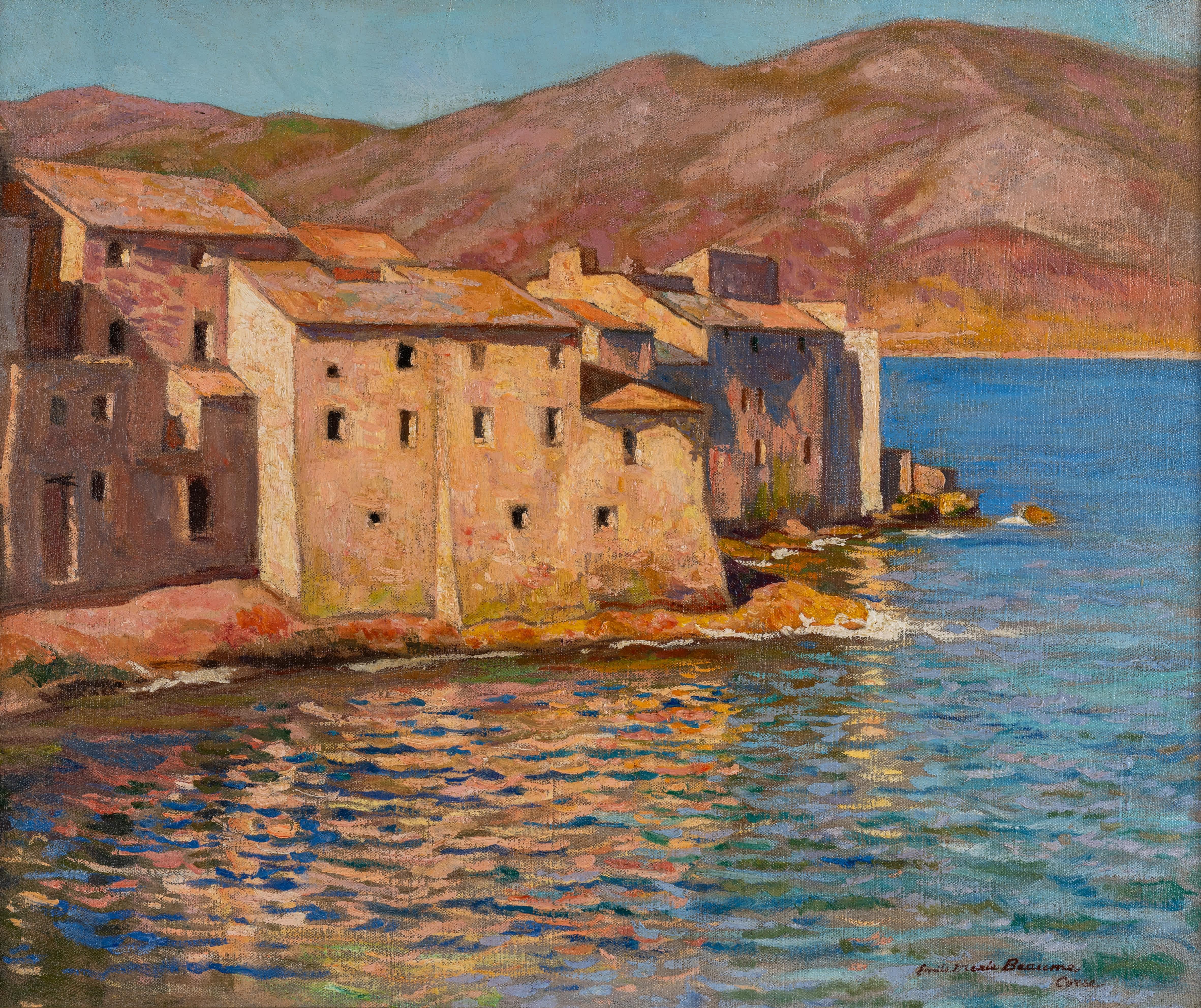 Costa de Córcega - Painting de Emile Marie Beaume
