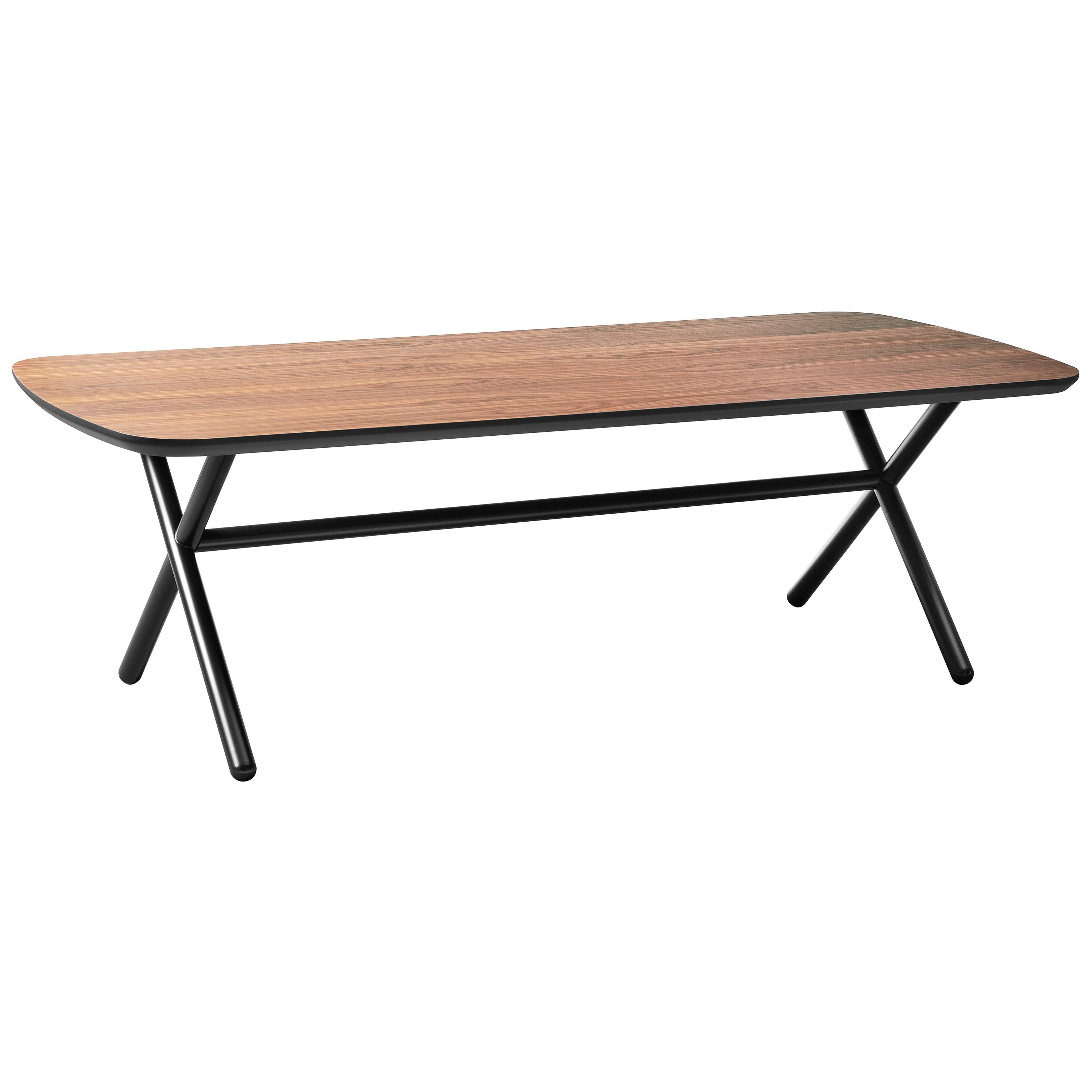 For Sale: Black (Black Lacquer) Émile Medium Dining Table, by Paolo Cappello