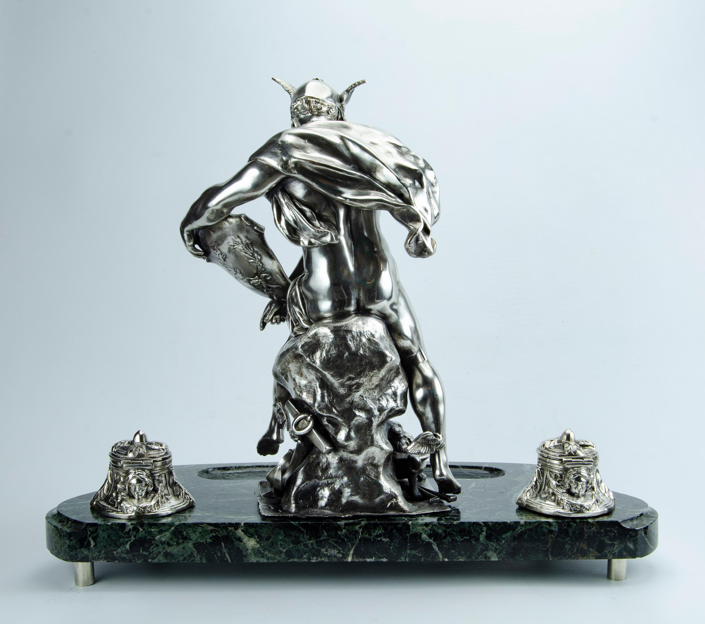 Early 20th Century Emile Picault's Model French Inkwell