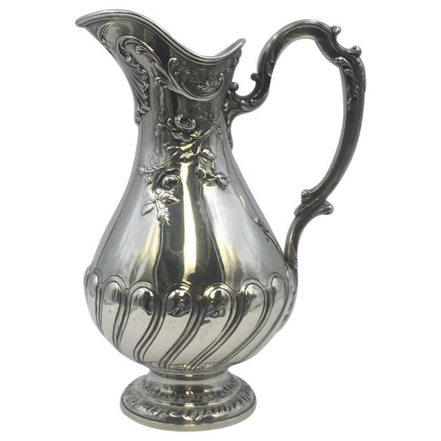 Antique Moser Pitcher Enamel And Raised Gilt Decoration Circa 1900 For Sale At 1stdibs