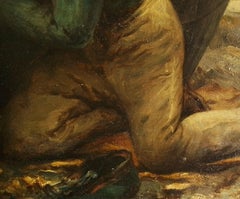 The Last Radoub, Oil on Canvas, Signed, 19th Century, French Maritime Scene