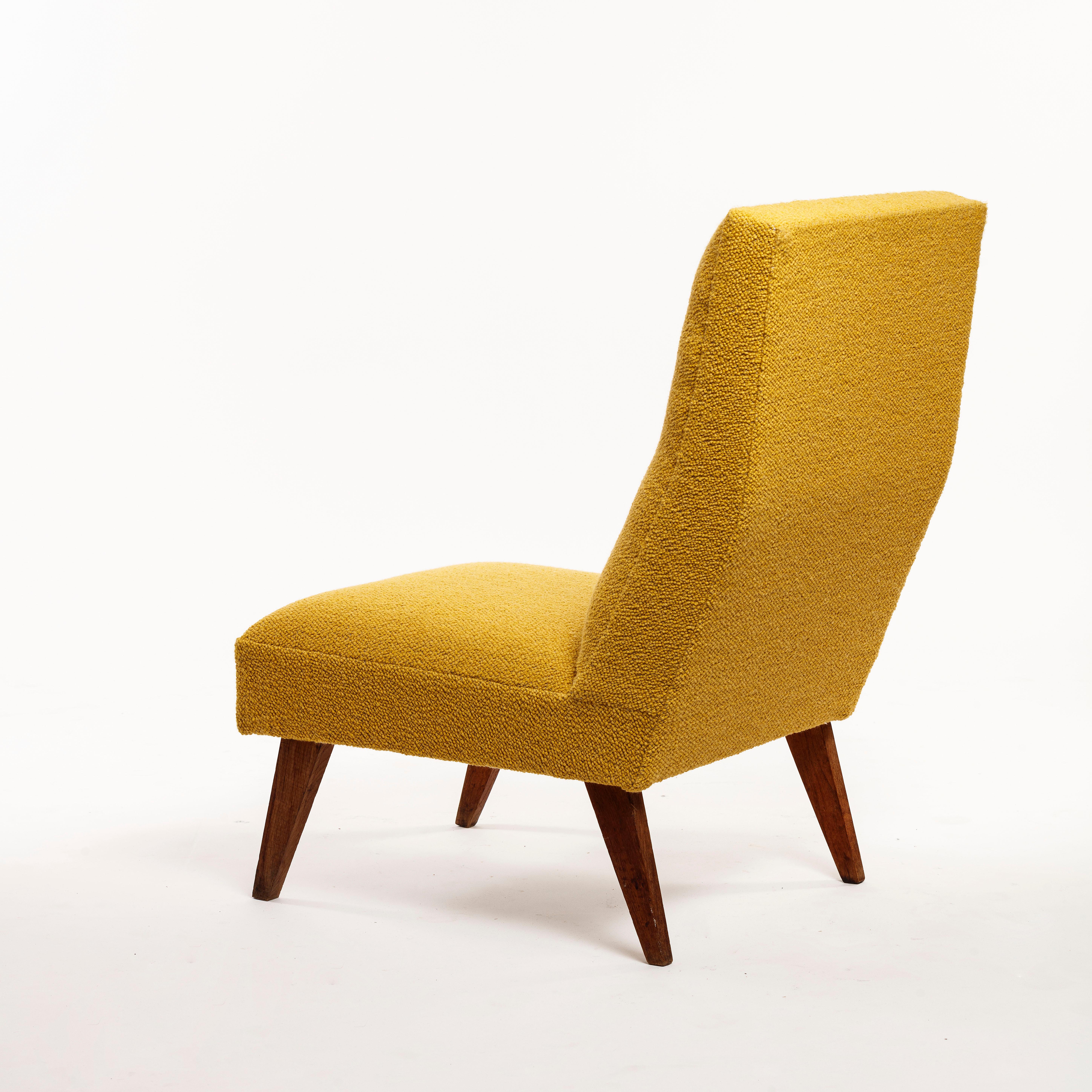 French Emile Roset Yellow Lounge Chair Roset Editeur 1955 Antony university residence For Sale