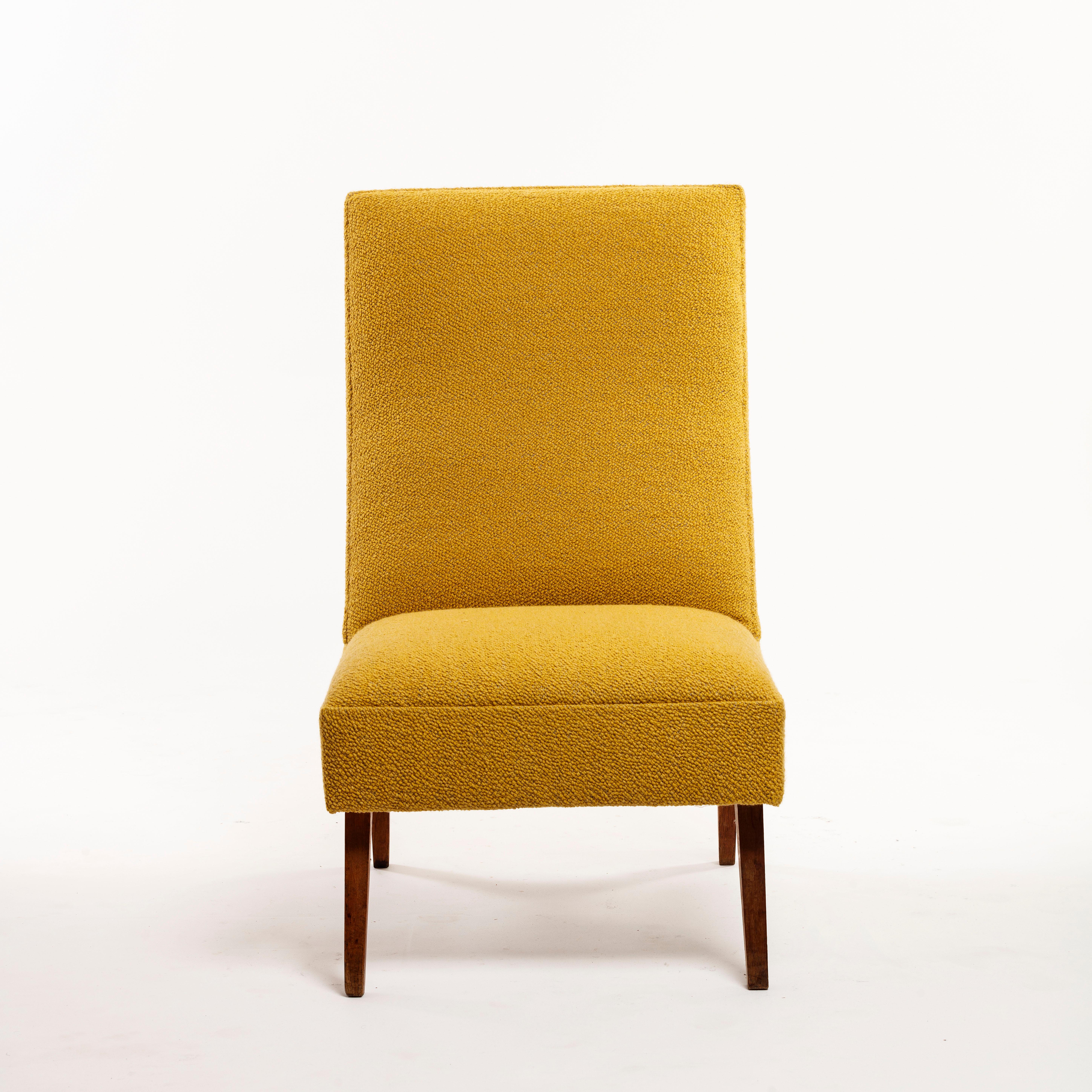 Emile Roset Yellow Lounge Chair Roset Editeur 1955 Antony university residence For Sale 2