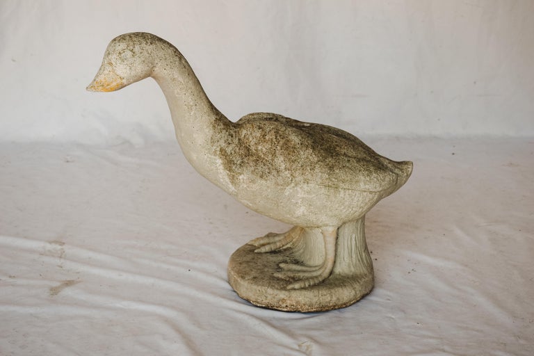 Concrete Garden Duck at 1stDibs concrete duck garden statue, concrete