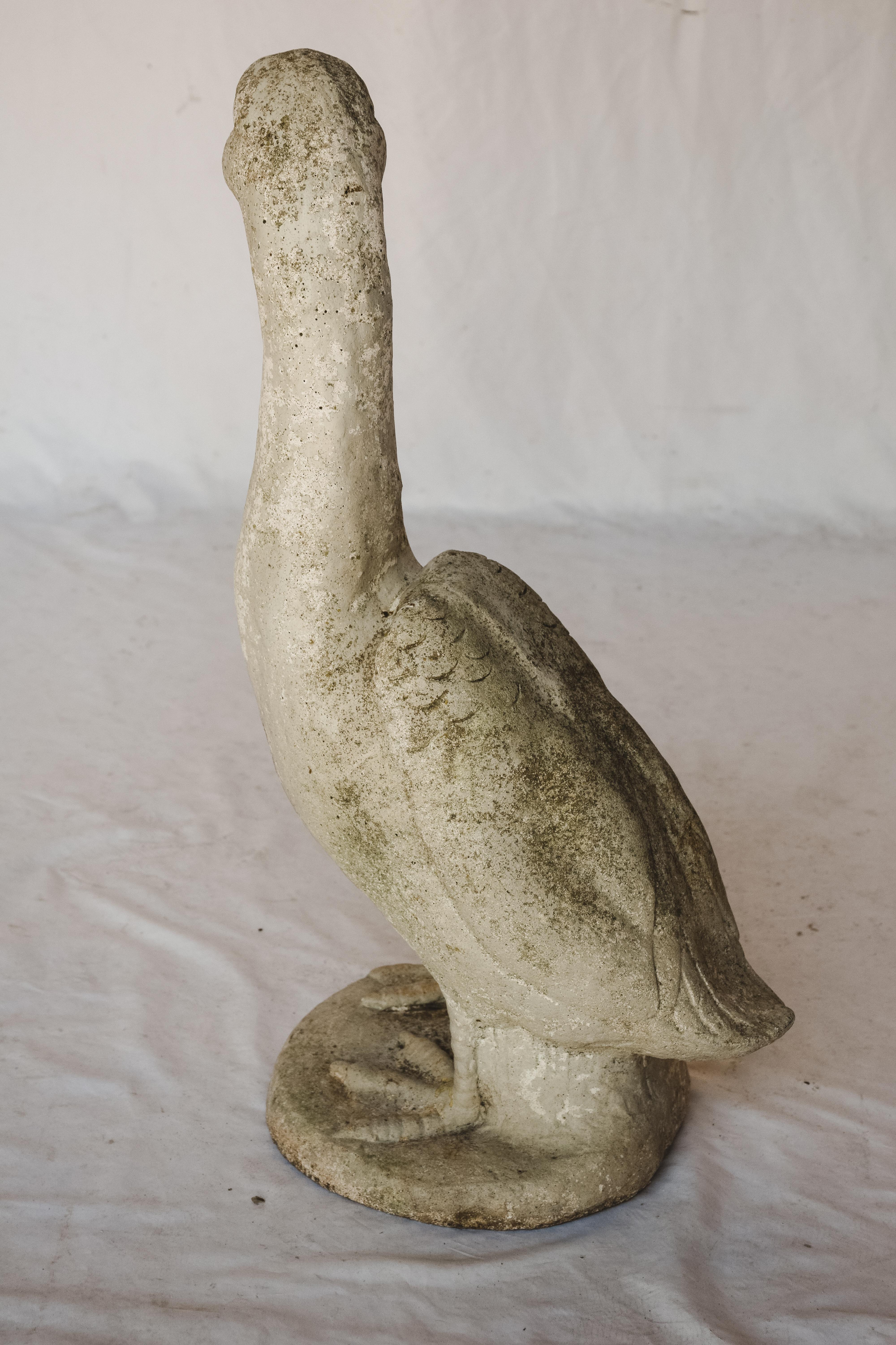 garden goose statue