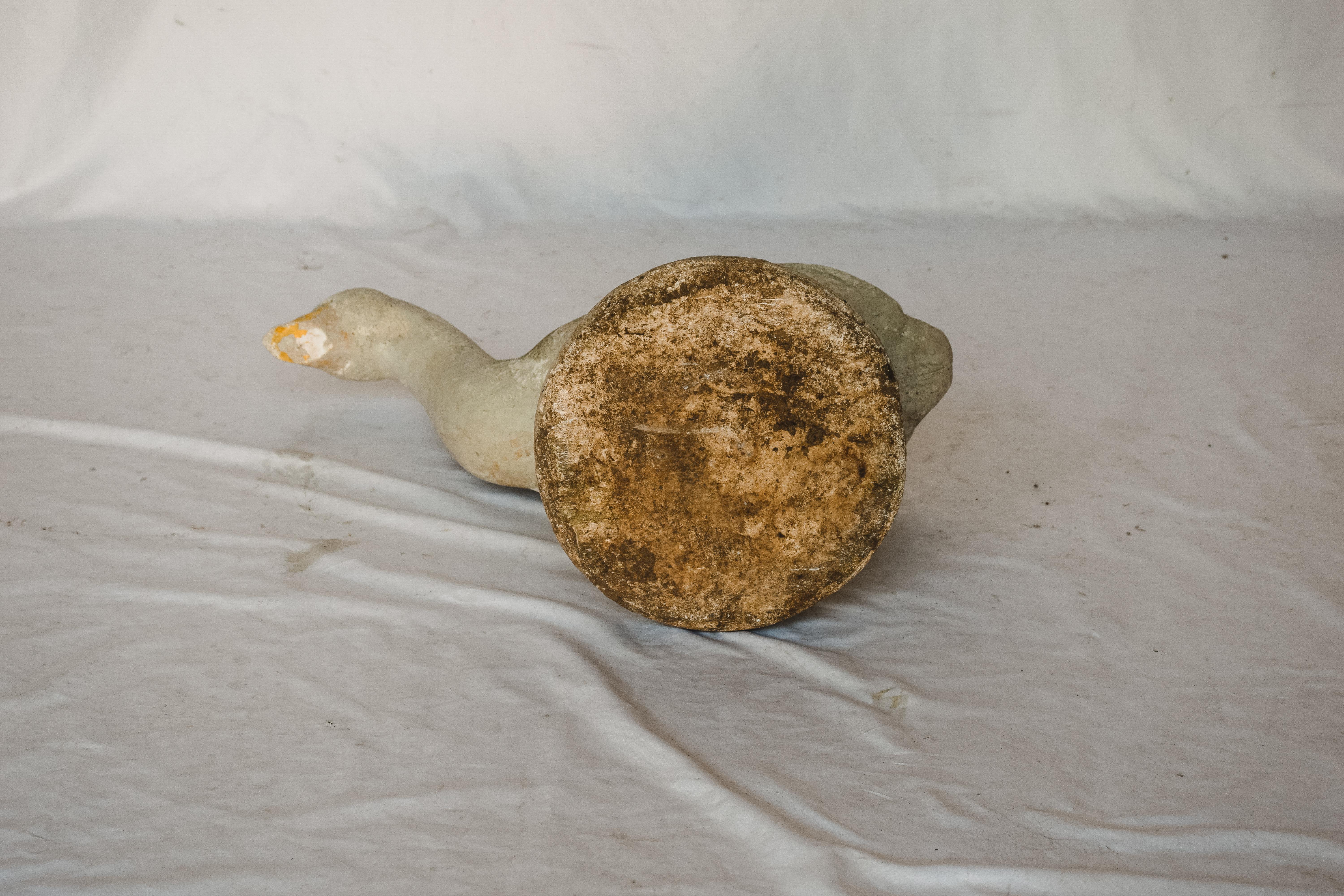 French Concrete Garden Duck