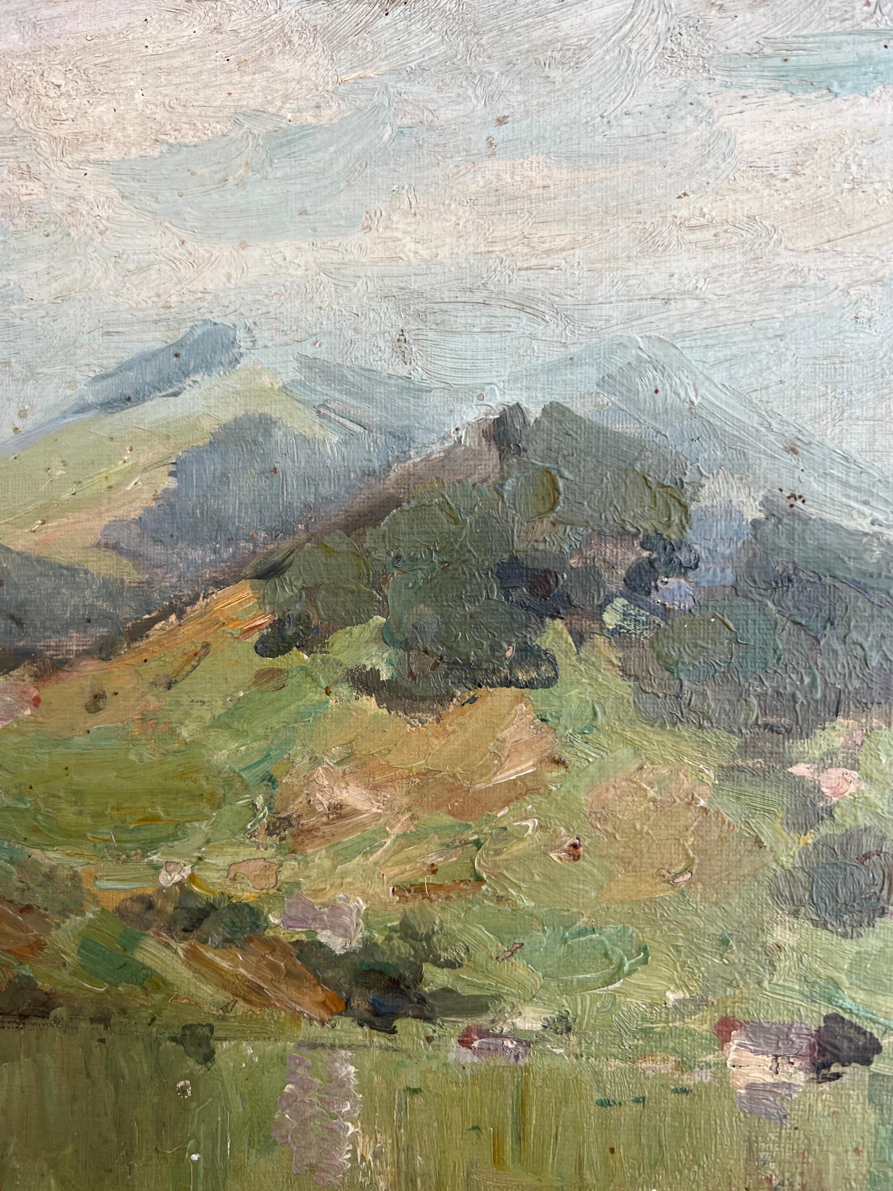 Obra sobre lienzo montada sobre cartón
Marco de madera dorada
44 x 60 x 3.5 cm


Esta obra artística, un paisaje encantador, capta con impresionante precisión la serenidad y majestuosidad de la naturaleza. El artista ha empleado con maestría