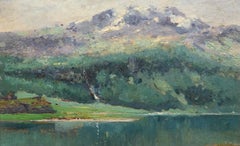 Antique Landscape at the water's edge