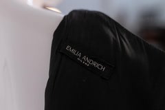 Emilia Andrich Vintage Black Dress with Slit