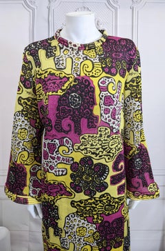 Emilia Bellini Mod Metallic Jersey Pant Set, Florence Italy