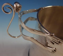 Emilia Castillo Mexico Silver Plate Ice Bucket Set 2-Piece with Monkey Motif